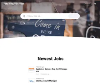 Retailingjobs.com(Retailing Jobs) Screenshot