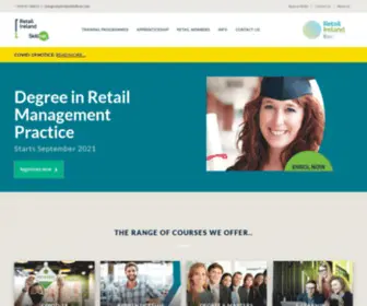 Retailirelandskillnet.com(Retail Education and Training Ireland) Screenshot