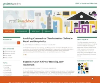 Retaillawadvisor.com(Retail Law Advisor Blog) Screenshot