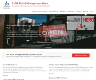 Retailmanagementhero.com.au(THE LEADING RETAIL SOLUTION FOR SMALL TO MEDIUM RETAILERS) Screenshot