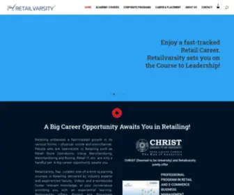 Retailvarsity.com(Creating the Course of Your Retail Success) Screenshot