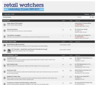 Retailwatchers.com(Retail Watchers) Screenshot