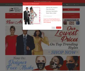 Retailwomenssuits.com(Church suits) Screenshot