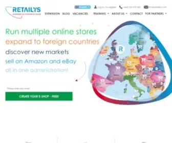 Retailys.com(European webshops) Screenshot