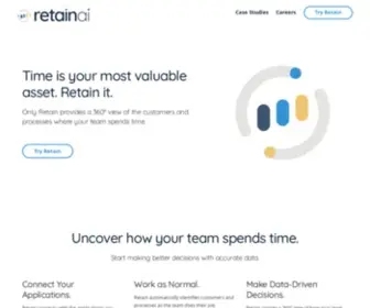 Retain.ai(Home) Screenshot