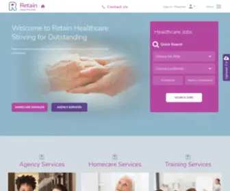 Retainhealthcare.co.uk(Retain Healthcare) Screenshot