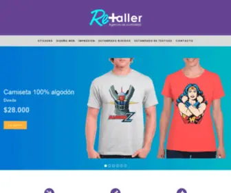 Retallerytienda.com(Re Taller y tienda de Diseño) Screenshot