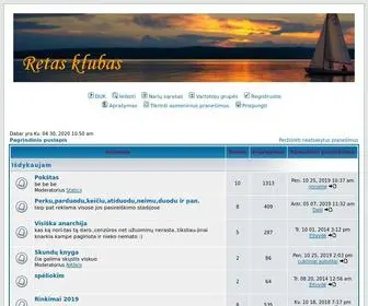 Retasklubas.net(Retasklubas) Screenshot