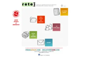 Rete.net(Appalti Gare Normativa Informatica) Screenshot