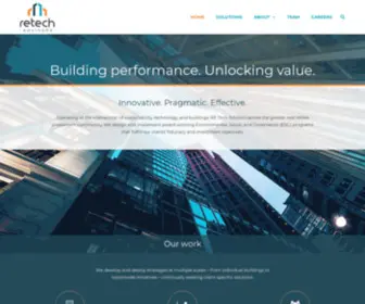 Retechadvisors.com(Building Performance) Screenshot