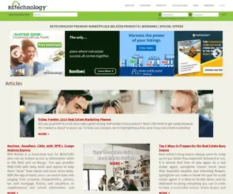 Retechnology.com(Real Estate Technology Education and News) Screenshot