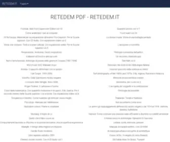 Retedem.it(RETEDEM PDF) Screenshot