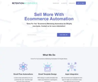Retentioncommerce.com(Retention Commerce) Screenshot
