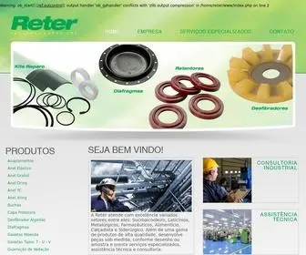 Reter.com.br(A Reter atende com excelência variados setores entre eles) Screenshot