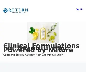 Reternhair.com(Hair Treatment) Screenshot