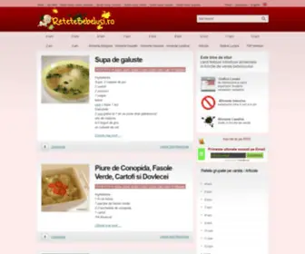 Retetebebelusi.ro(Retete bebelusi in functie de varsta) Screenshot