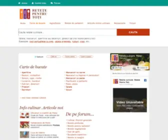 Retetepentrutoti.ro(Retete culinare romanesti) Screenshot