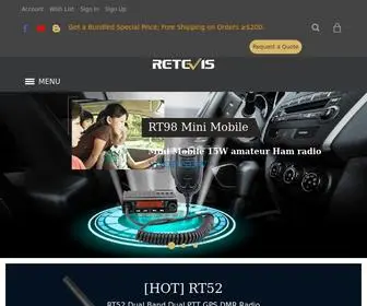 Retevis.com(Walkie Talkie Home) Screenshot
