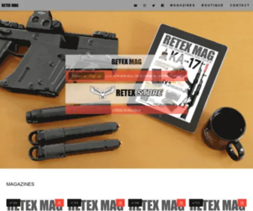 Retexmag.com(RETEX MAG) Screenshot