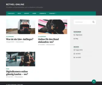 Rethel-Online.de(Für Artikel zu Freizeitaktivitäten und verschiedenen Lebensstilen) Screenshot