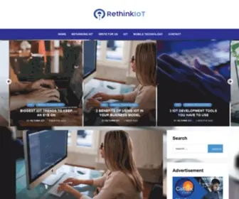 Rethink-Iot.com(Rethink IoT) Screenshot
