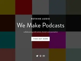 Rethinkaudio.com(Rethink Audio) Screenshot
