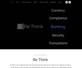 Rethinkbank.com(Re Think) Screenshot