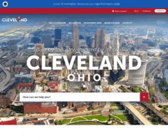 Rethinkcleveland.org(City of Cleveland Economic Development) Screenshot
