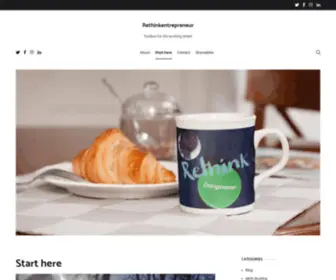 Rethinkentrepreneur.com(Toolbox for the working smart) Screenshot