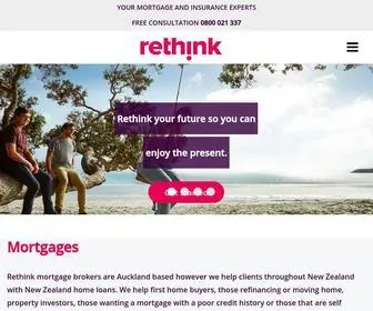 Rethinkgroup.co.nz(Mortgage Broker Auckland) Screenshot