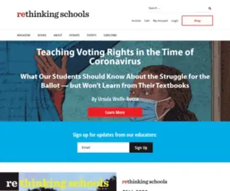 Rethinkingschools.org(Rethinking schools) Screenshot