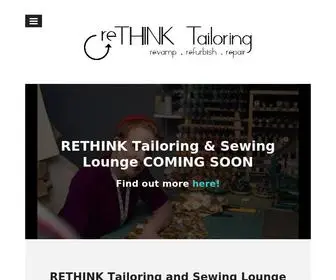 Rethinktailoring.com(RETHINK by Kristen McCoy) Screenshot