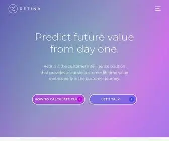 Retina.ai(Retina is the customer intelligence solution) Screenshot