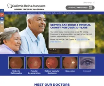 Retinadrs.com(Ophthalmology in San Diego) Screenshot