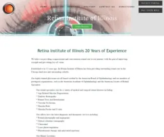 Retinaii.com(Retina Institute of Illinois) Screenshot