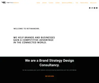 Retinamonk.com(Brand Strategy Design Consultancy) Screenshot