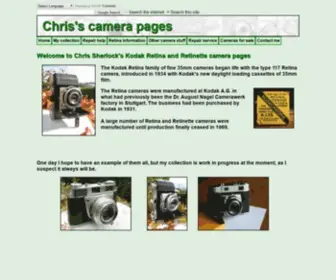 Retinarescue.com(Chris's Camera Pages) Screenshot