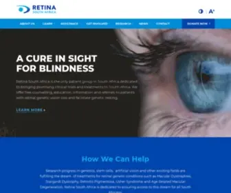 Retinasa.org.za(RETINA SOUTH AFRICA) Screenshot