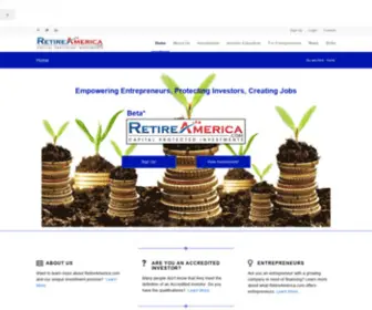 Retireamerica.com(Capital Protected Investments) Screenshot