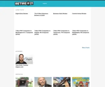 Retireat21.com(Retireat 21) Screenshot