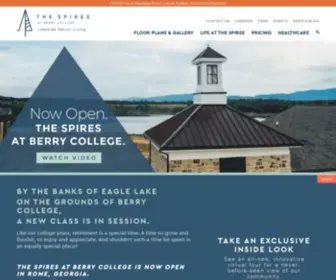 Retireatberry.com(The Spires at Berry College) Screenshot