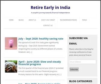 Retireearlyinindia.com(Retire Early In India) Screenshot