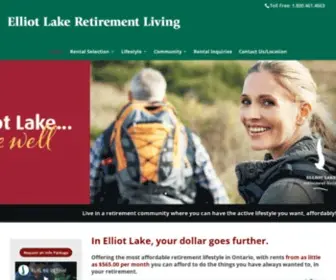 Retireelliotlake.com(Elliot Lake Retirement Living) Screenshot