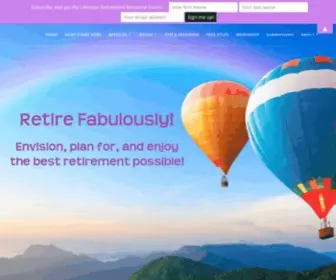 Retirefabulously.com(Front Page) Screenshot