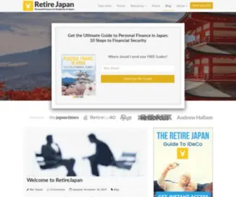 Retirejapan.com(Personal finance for residents of japan) Screenshot