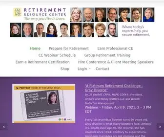 Retirement-Resource-Center.com(Retirement-specific education programs by leading experts to help advisors, employees and consumers make informed retirement decisions) Screenshot