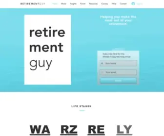 Retirementguy.org(RetirementGuy) Screenshot
