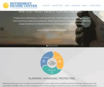 Retirementincomecenter.com(Retirement Income Center) Screenshot