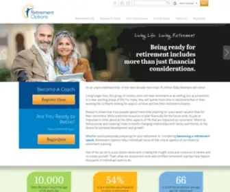 Retirementoptions.com(Retirement options) Screenshot