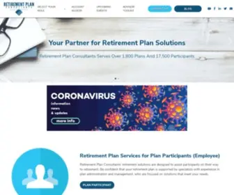 Retirementplanconsultants.net(Retirement Plan Consultants) Screenshot